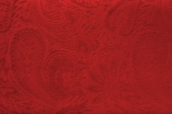 Red Velvet Tkaniny Vintage Elegancki Wzór Kwiatowy Lub Tekstura Luksusowych — Zdjęcie stockowe