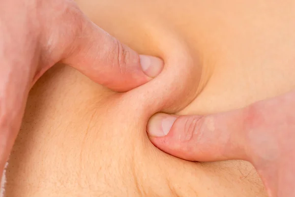 Eletrodomésticos foto de massagem de pele é close-up — Fotografia de Stock