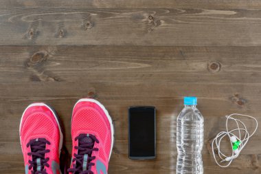 Spor nesneleri alt kısmındaki yatay çerçeve ve spa