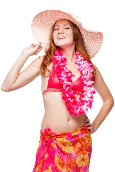 Style for the beach resort of Hawaii on a white background Stock Image