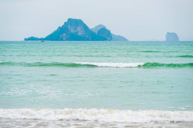 Andaman Denizi, muhteşem deniz manzarası güzel dalgalar