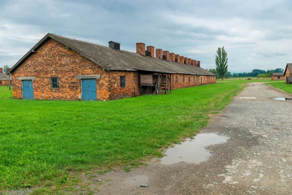 A haláltábor, Auschwitz (Auschwitz) 1940-1945. Körülbelül 1,4 mil — Stock Fotó