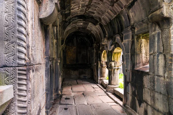 Old architectural details of the monastery Sanahin in Armenia — Stock Photo, Image