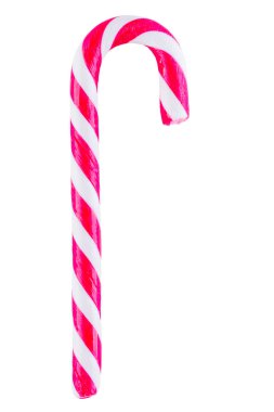 Geleneksel tatlı şeker Beyaz bir sırtında yeni yıl şekeri