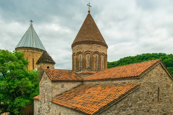 Ananuri Temple on the Georgian Military Road in Georgia in a pic — 스톡 사진