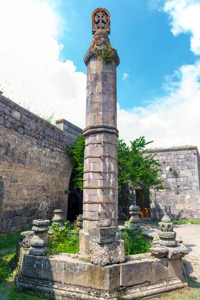 Vagazn Pillar Territory Tatev Monastery Armenia — Stock Photo, Image