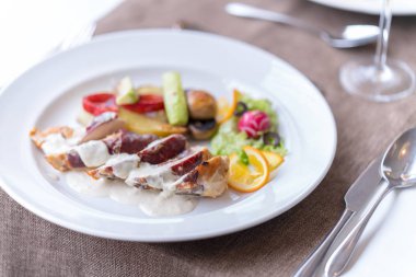 Sebze yemek vegans, vejetaryenler için. Sağlıklı gıda. Diyet gıda 