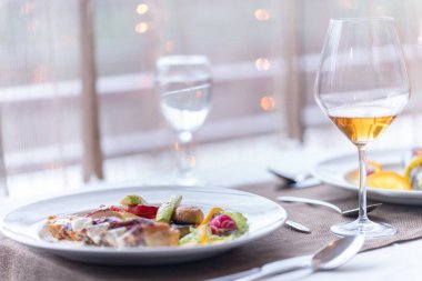 Sebze yemek vegans, vejetaryenler için. Sağlıklı gıda. Diyet gıda 