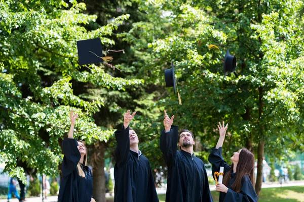 Diversity Students Graduation Success Celebration Concep