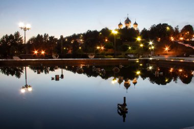 Yurt kilisesi. Volga embanının çeşmelerindeki yansıma