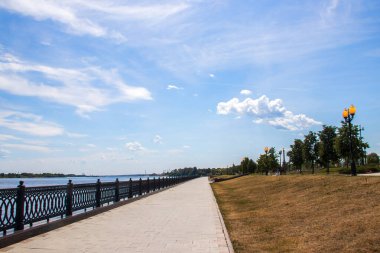 Rusya'nın altın yüzüğü. Yaroslavl güneşli yaz günü. 