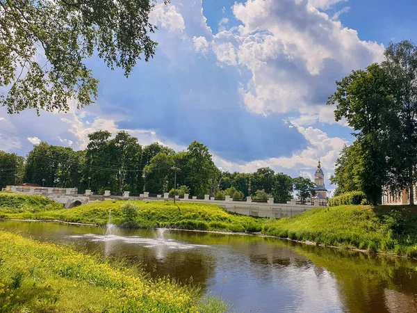 Uglich Região Yaroslavl Uglich Kremlin Vista Edifício Histórico Conselho Cidade — Fotografia de Stock