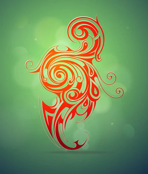 Ornamental swirls design — Stock Vector