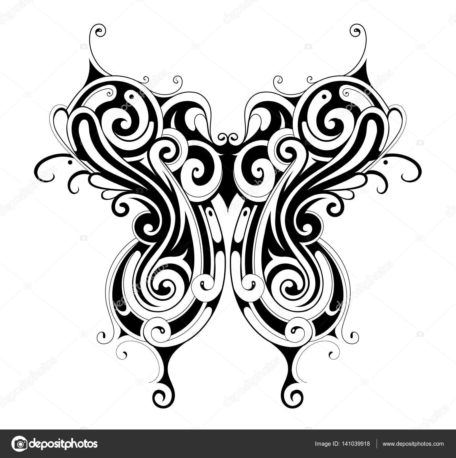 Tribal style butterfly tattoo Stock Vector Image by ©akv_lv #141039918 Tribal style butterfly tattoo Stock Vector Image by ©akv_lv #141039918