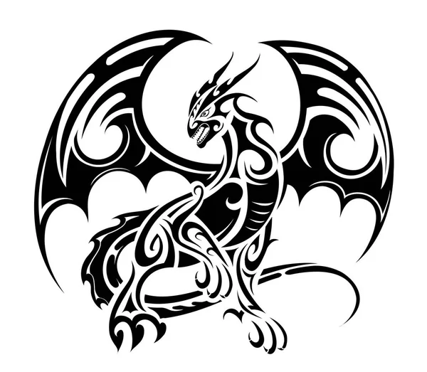 10,800 Dragon tattoo Vector Images, Dragon tattoo Illustrations ...