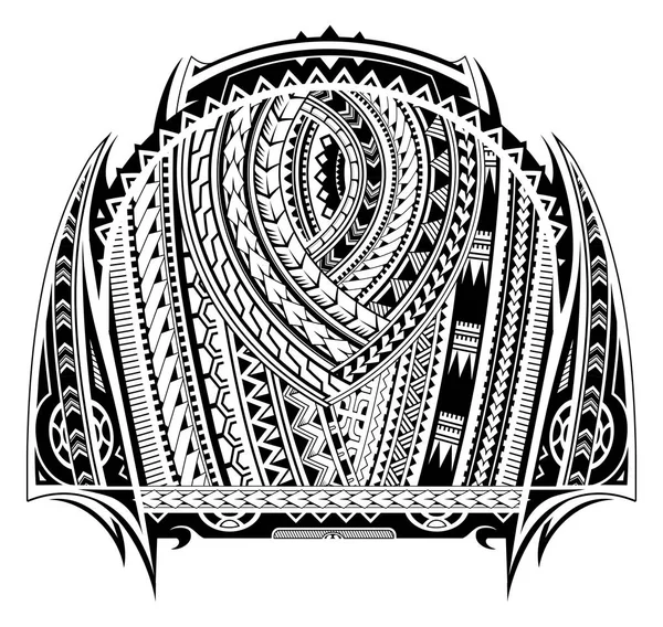 Tatouage de style maori — Image vectorielle
