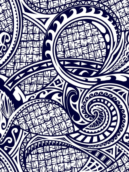 ornament with polynesian ethnic elements