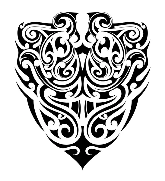 Forme de tatouage tribale — Image vectorielle