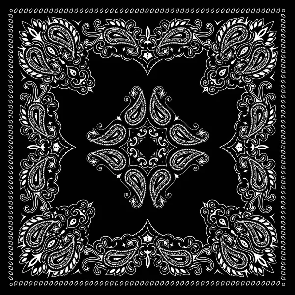 Symmetry bandana ornament — Stock Vector