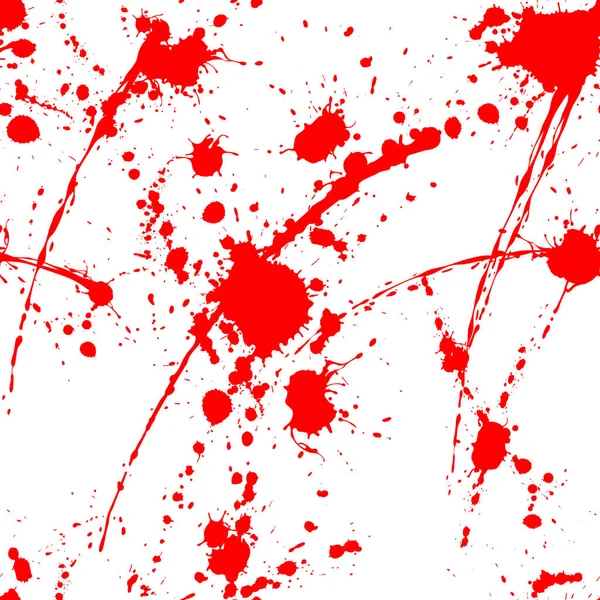 Splatter de sangue telha sem costura — Vetor de Stock