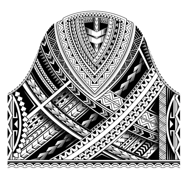 Maori half sleeve ornament — Stock Vector