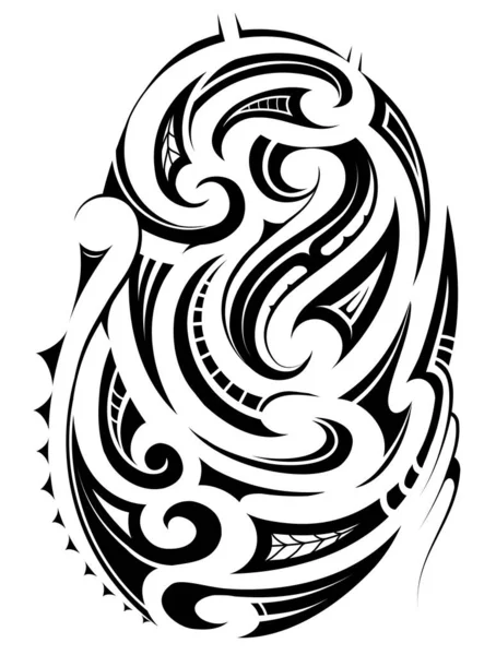 Tribal art tattoo — Stock Vector