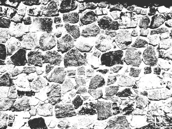 Perturbación antigua textura de vectores de hormigón agrietado. Fondo grunge blanco y negro. Piedra, asfalto, yeso, mármol . — Vector de stock