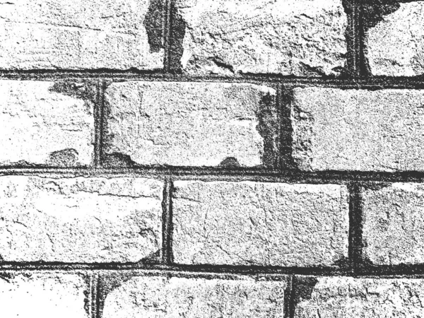 Perturbar a textura da parede de tijolo velho. Fundo grunge preto e branco. Ilustração vetorial . —  Vetores de Stock