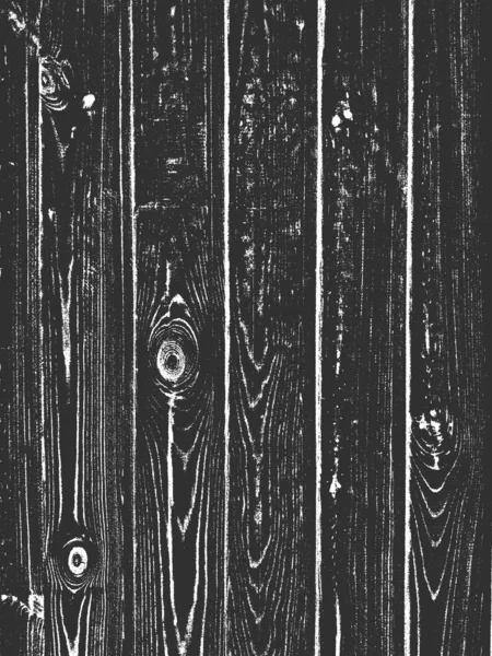Суха дерев'яна текстура. Чорно-білий гранжевий фон. Векторні ілюстрації — стоковий вектор
