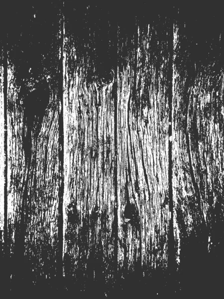 Perturbación textura de madera seca vieja. Fondo grunge blanco y negro. Ilustración vectorial — Archivo Imágenes Vectoriales