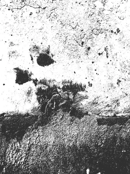 Perturbación antigua textura de vectores de hormigón agrietado. Fondo grunge blanco y negro. Piedra, asfalto, yeso, mármol . — Archivo Imágenes Vectoriales