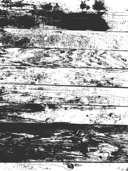 Perturbación textura de madera seca vieja. Fondo grunge blanco y negro. Ilustración vectorial — Archivo Imágenes Vectoriales