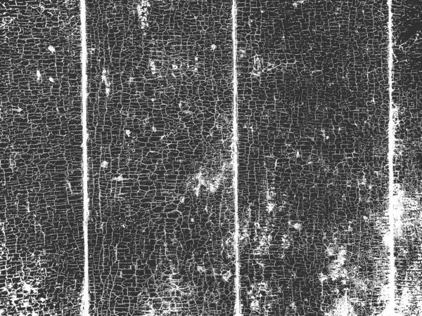 A régi, száraz, fából készült textúra Fekete-fehér grunge háttér. Vektoros illusztráció — Stock Vector