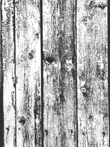 Cierpienie stare suche drewniane tekstury. Czarno-białe tło grunge. Ilustracja wektorowa — Wektor stockowy