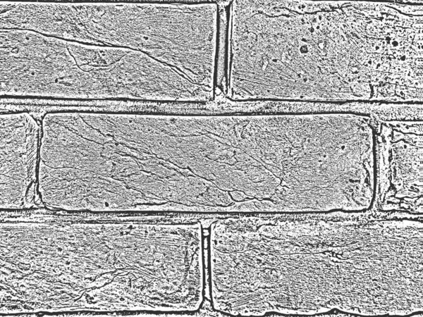 Беда в старой текстуре стенок брика. Черно-белый гранж фон. Векторная иллюстрация . — стоковый вектор