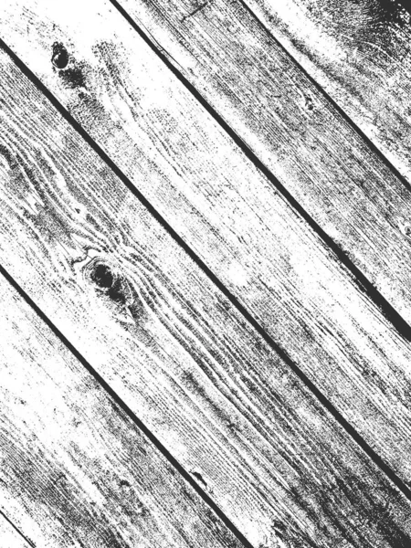 Distrair a textura de madeira seca velha. Fundo grunge preto e branco. Ilustração vetorial —  Vetores de Stock