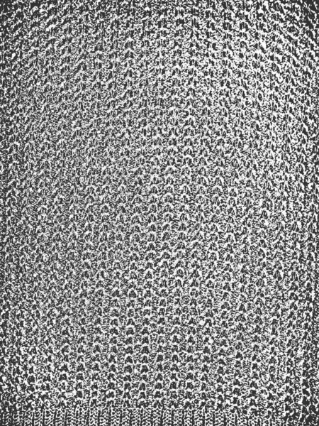 Distress grunge texture vettoriali di tessuto. Sfondo bianco e nero. Illustrazione EPS 8 — Vettoriale Stock