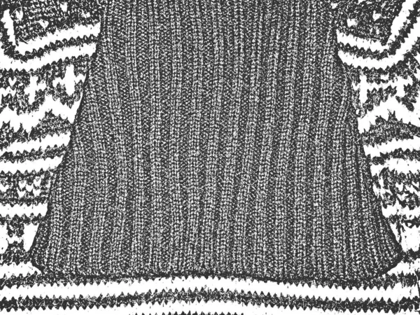 织物的应力磨擦矢量纹理. 黑色和白色背景。 Eps 8说明 — 图库矢量图片