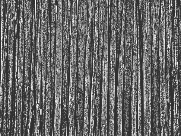 Not alten trockenen Holzstruktur. Schwarz-weißer Grunge-Hintergrund. Vektorillustration — Stockvektor