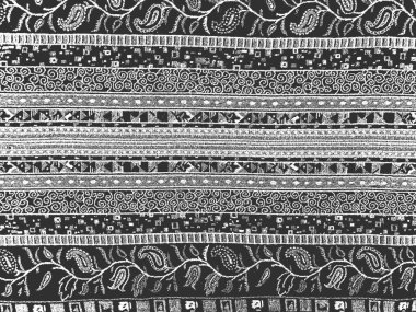 Kumaşın rahatsız edici grunge vektör dokuları. Siyah beyaz arka plan. Eps 8 resimleme