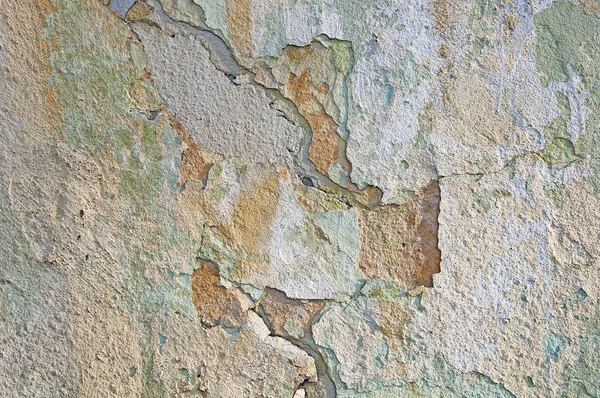 Vieux béton fissuré, texture de mur de ciment. Surface et fond pour la conception web . — Photo