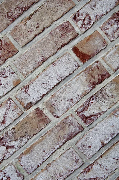 Oude rode gebarsten bakstenen muur textuur. Oppervlak en achtergrond voor web design. — Stockfoto