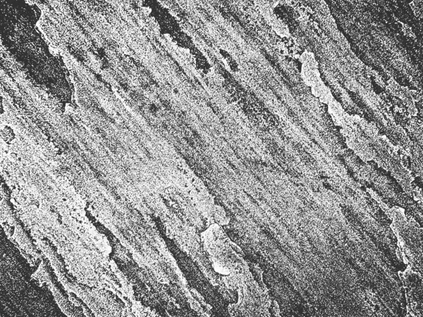 Stress oude gebarsten beton vector textuur. Eps8 illustratie. zwart en wit grunge achtergrond. — Stockvector