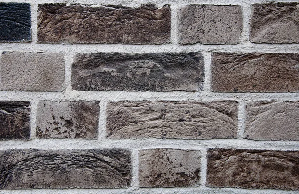 Oude Gebarsten Bakstenen Muur Textuur Oppervlakte Achtergrond Voor Web Design — Stockfoto