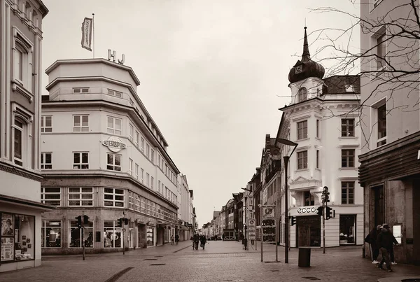 Flensburg Almanya Ocak 2020 Eski Evleri Alman Mimarisi Olan Binaları — Stok fotoğraf