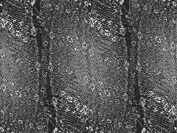 Distress Snake Skin Grunge Texture Eps Vector Illustration Black White — Stock Vector