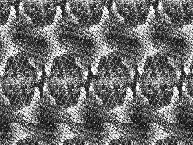 Tehlike yılanı derisi grunge dokusu. EPS 8 vektör illüstrasyonu. Siyah beyaz arkaplan.