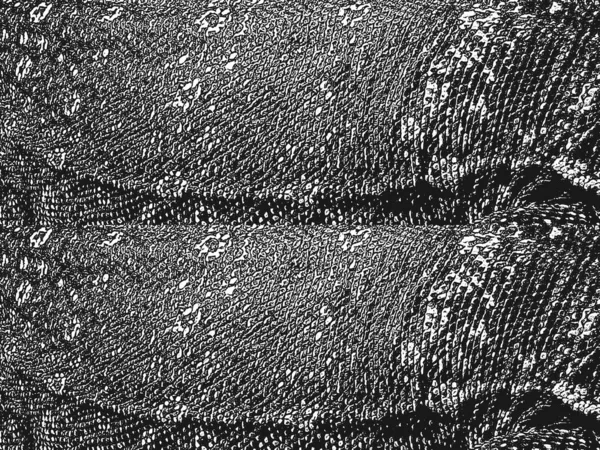 Distress Schlangenhaut Grunge Textur Eps Vektordarstellung Schwarz Weißer Hintergrund — Stockvektor