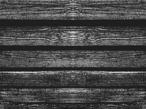 Distraer Tablones Madera Textura Fondo Grunge Blanco Negro Ilustración Vectorial — Vector de stock