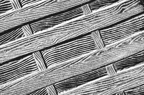 Сжатие Деревянных Досок Текстуры Черно Белый Гранж Фон Векторная Иллюстрация — стоковый вектор
